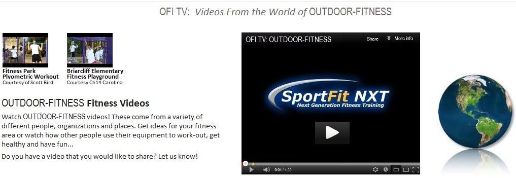 Outdoor Fitness Equipment Television